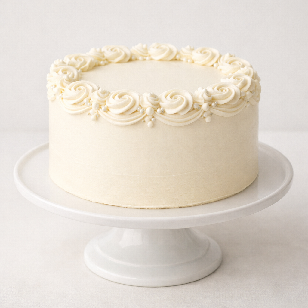 Kremalı pasta örneği