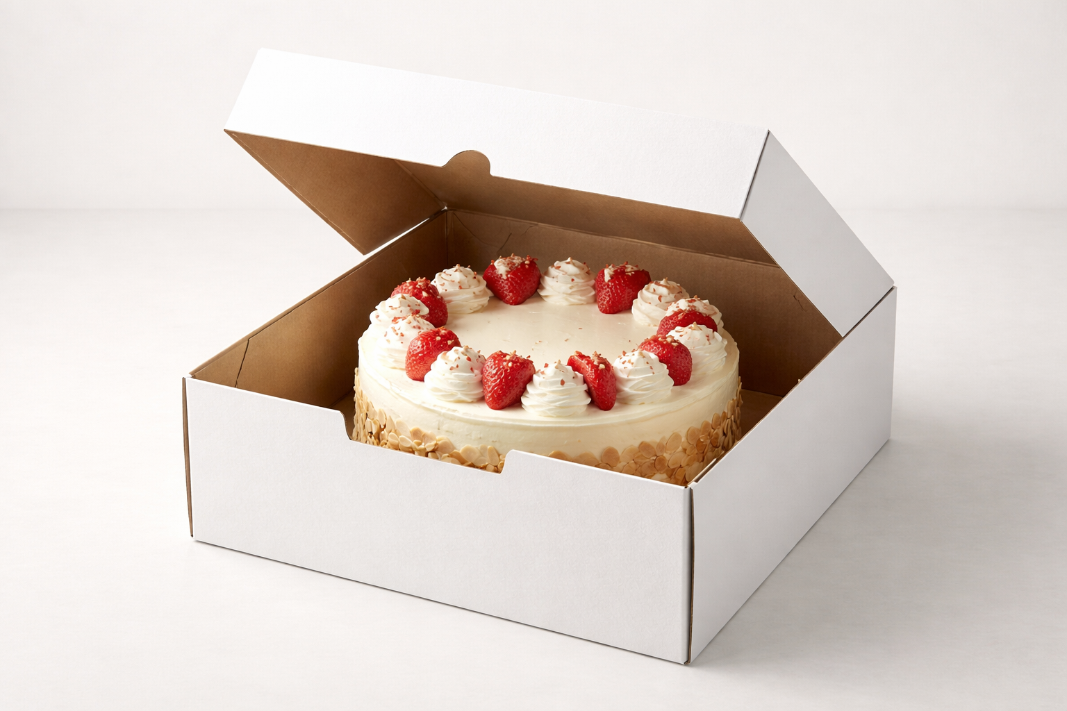 Taşımaya hazır pasta kutusu